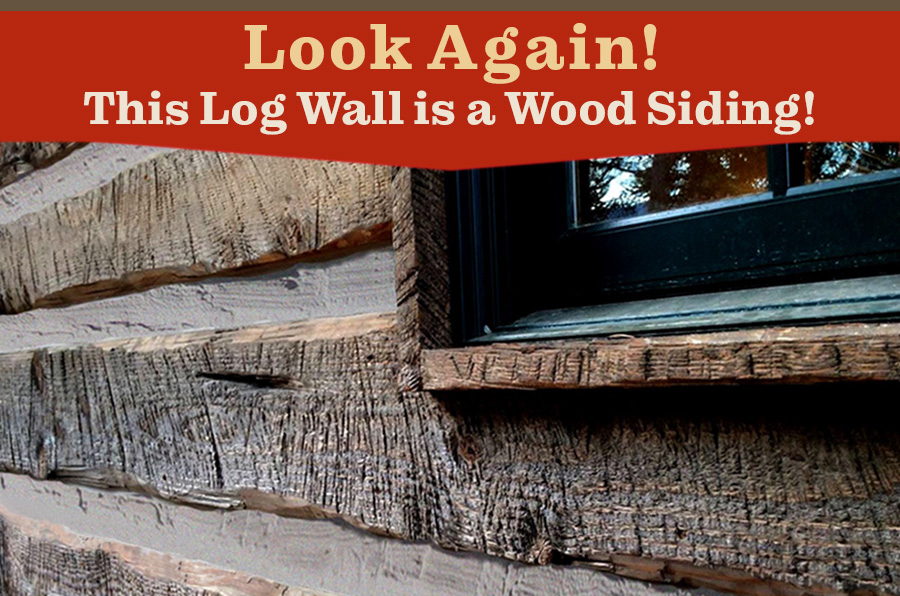 faux log siding for homes